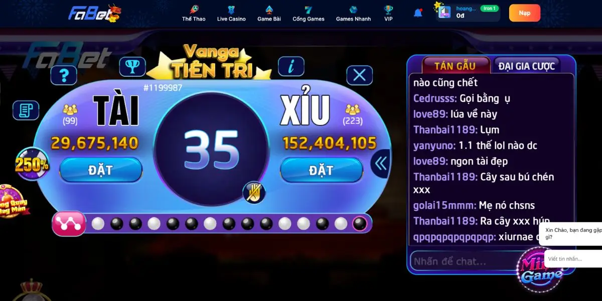 Huong dan choi tai xiu tren fabet