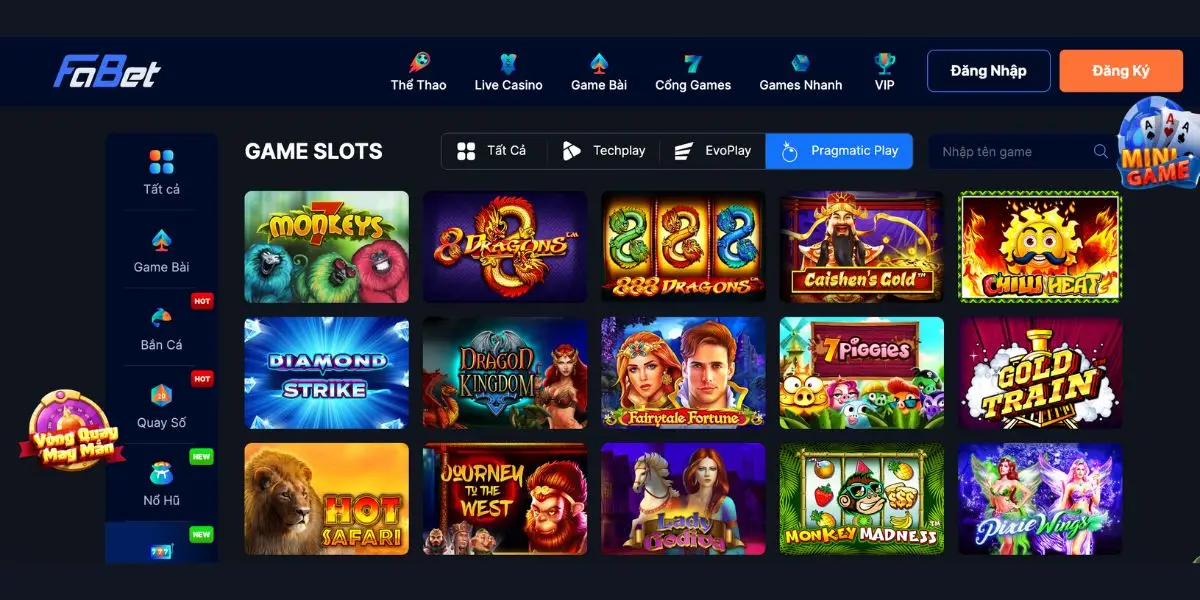 Sảnh Pragmatic Play