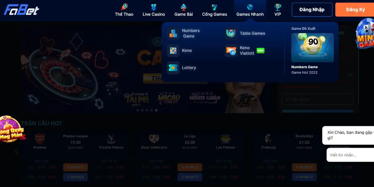 Tìm hiểu game nhanh trên Fabet