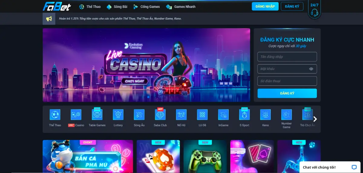 Giới thiệu về nhà cái Fabet