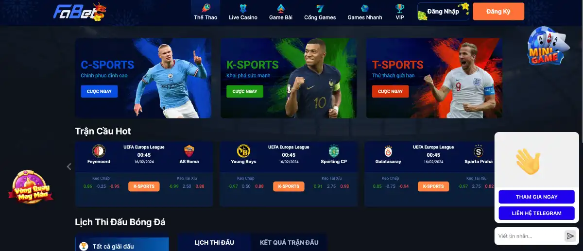 Hướng dẫn chơi cá cược bóng đá kèo 1.0 tại Fabet