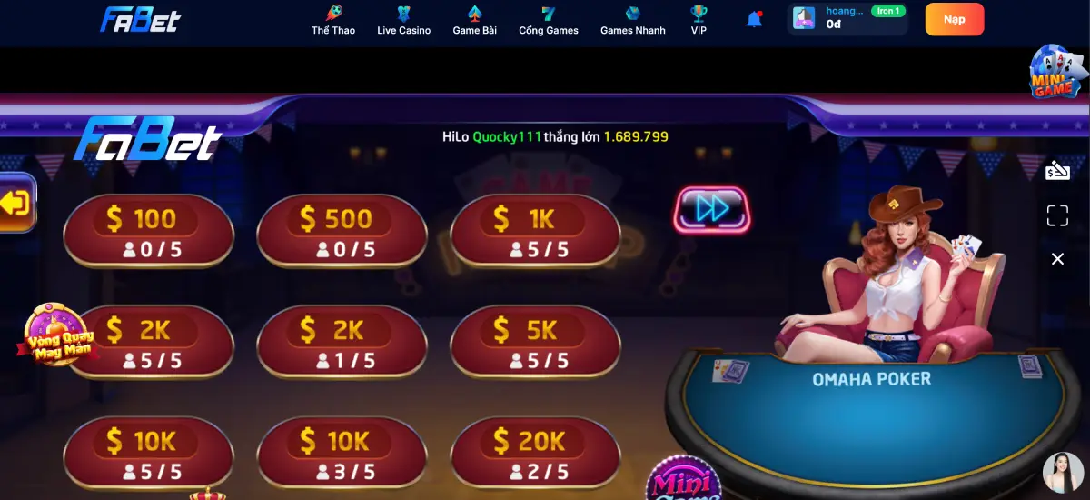 Lý do nên tham gia chơi game bài tại nhà cái Fabet